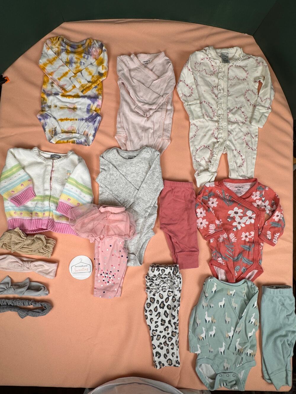 Baby Girl 0–3M Fall/Winter Clothing Lot – 23 Pieces #558